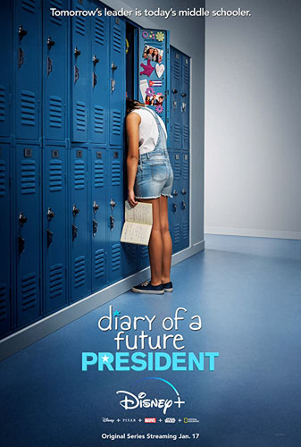 20 best tv show poster designs of 2020, Kettle Fire Creative blog, diary of a future president, best focal point