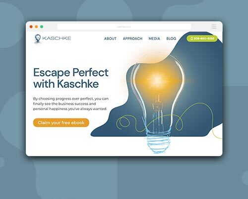 Web design and development for Marc Kaschke by Kettle Fire Creative
